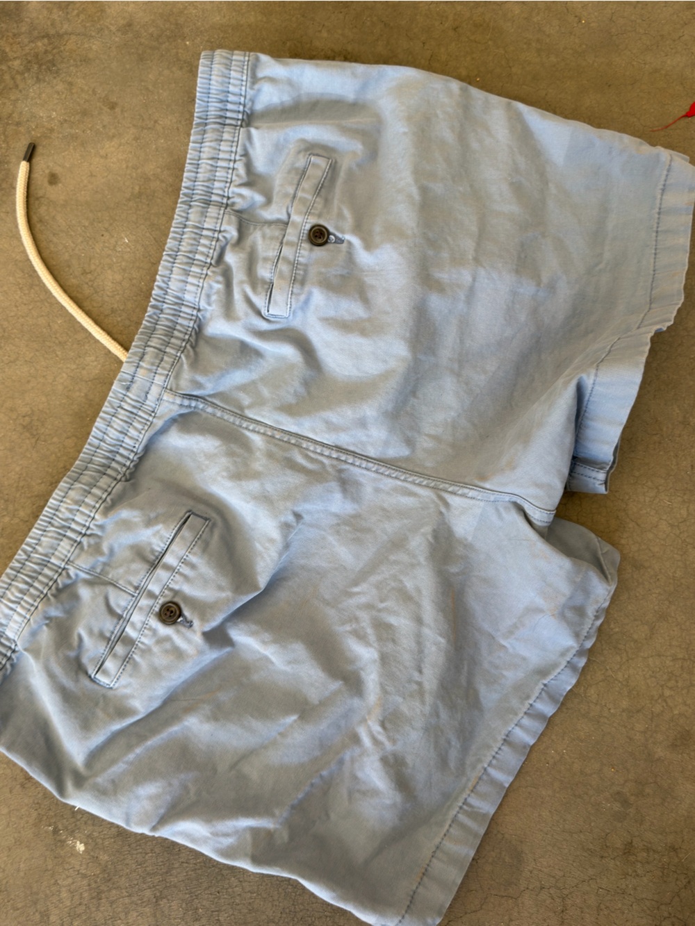 Goodthreads Light Blue Men’s Drawstring Shorts - Picture 6 of 6